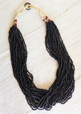 Collier ethnique perles de