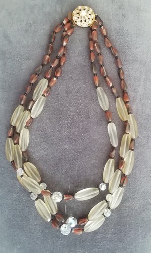 Collier ancien rangs perles - ancien,