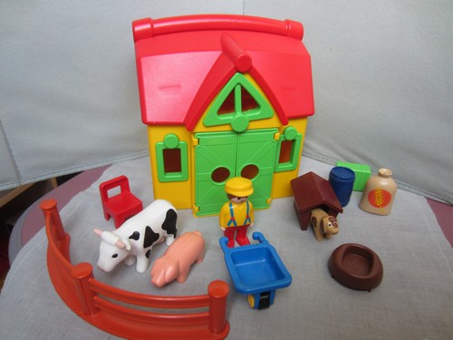 Lot playmobil 123 - , ferme