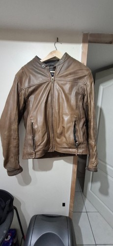 Blouson moto ixon - moto, marron