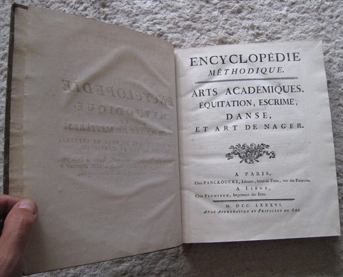 Rare encyclopedie methodique - encyclopedie,