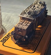 ​🚂 Bemo 1055 : Locomotive RhB Ge 6/6 I «Crocodile Rhétique» 409 Échelle HOm/HOe
