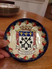 Rare   Emaux De Longwy  France Enameled  Bowl 5.25" Lisieux