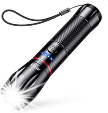Blukar Lampe Torche LED Rechargeable,2000LM Lampe de Poche LED Ultra Puissante,