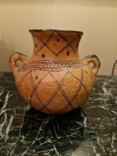 Ancien Grand Pot En Terre