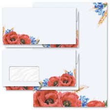 Papier à lettres et enveloppes Sets FLEURS DE TERRAIN