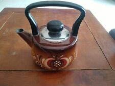 ANTIQUE Vintage ENAMEL KETTLE Good Condition Free Shipping!!!!!!!!!!!!!