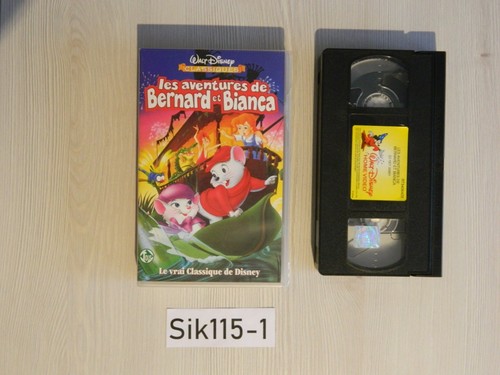 Vhs walt disney bernard et - walt,