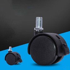 Roulette pivotante double roue