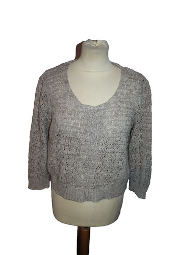 Pull court ajoure femme - pull,