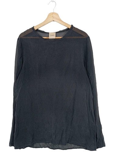 Nude blouse transparente - nude,