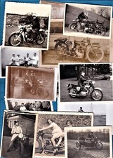 15 vintage photo bikes 1925 -65 motorbike moto FN Norton Matchless Honda Sarolea