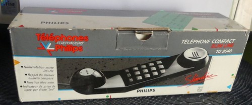 Téléphone fil philips - téléphone, à
