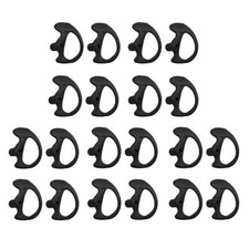10 paires de bouchons d'oreille souples pour oreillettes gauches pour radio