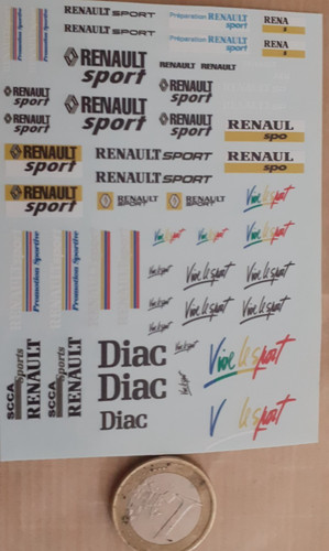 Decalcomanie decals 43 - decals, 1/43