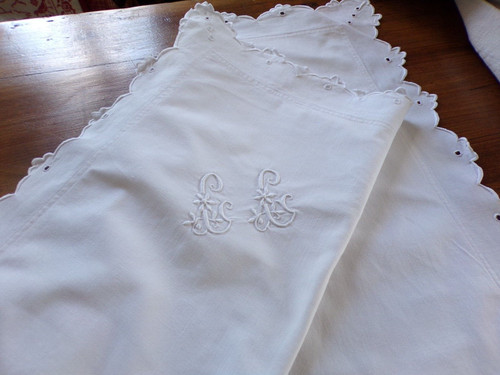 Taie oreiller festonnée - ,