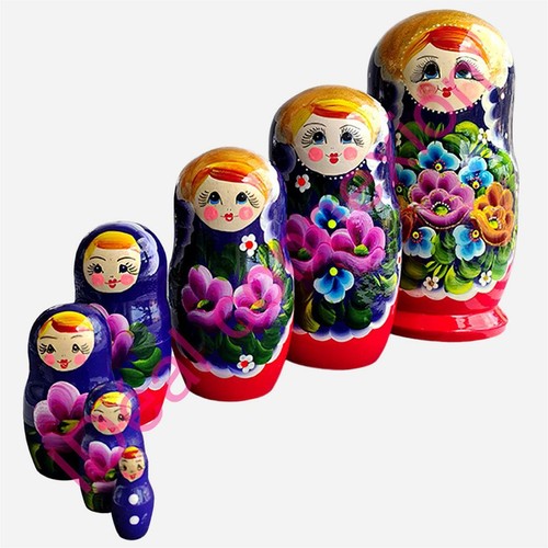 Matryoshka russian flower - russian, and