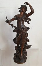 sculpture 48 cm regule auguste