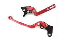 Leviers Repliables Flip Up Rouges Frein Embrayage CAGIVA RAPTOR 650 2001-2004