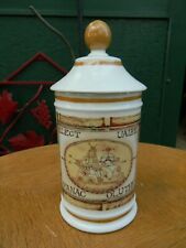 Pharmacy pot Au pot Galien decor signed Berthois Rigal Limoges No. 173