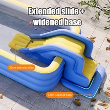 Inflatable Water Slide Compact Inflatable Climbing Wall Water Slide Outdoor