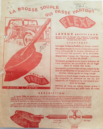 Ancien feuillet brosse - ancien,