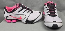 Nike Shox Women's Size 8 Vaeda 678632-006 Wolf Grey Hyper Pink Running Shoes