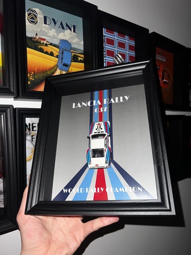 Cadre voiture lancia rally - cadre,