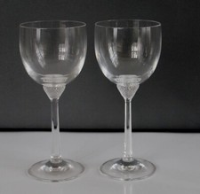 2 crystal water glasses Villeroy et Boch model Octavie H 19.3 cm