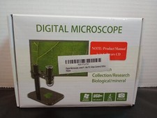 USB Digital Microscope 1000X  Camera with Stand for PC Black Jewelry Coin Plants
