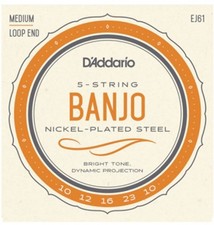D'Addario EJ61 Corde De Banjo