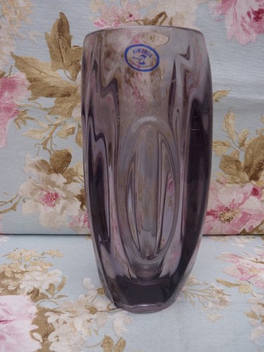 Bohemian crystal vase - crystal, by