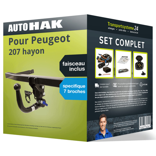 Attelage pour peugeot 207 - attelage,