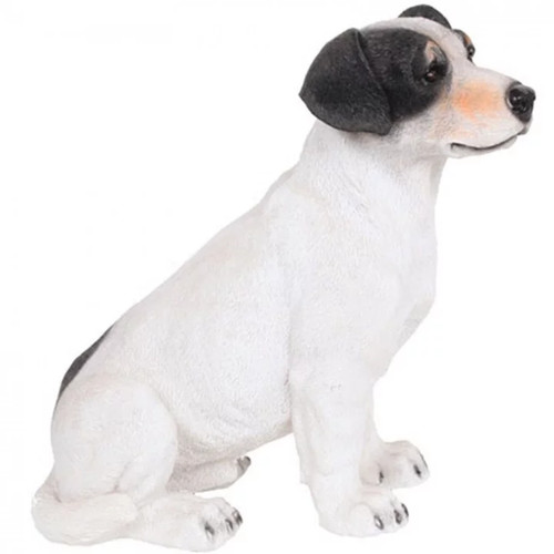 Statue résine chien jack - ,