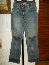 Vintage Pantalon Jeans bleu