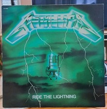 LP METALLICA-Ride The Lightning-1984-1st FR press-Green Jacket-bernett