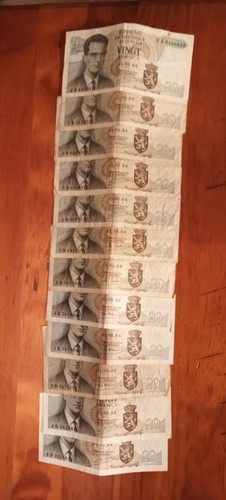 Francs belge billets - francs, 12