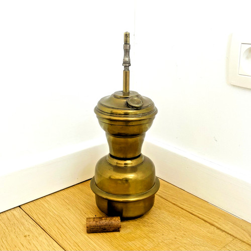 Ancienne lampe carbure - lampe, «