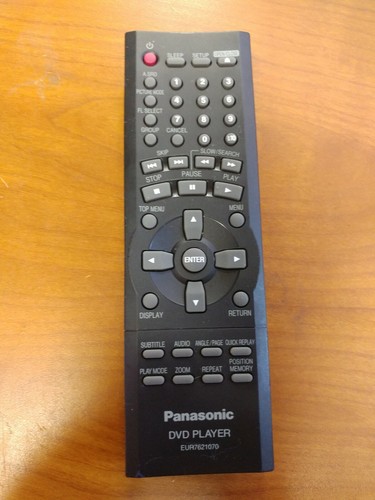 Panasonic dvd player - player, remote