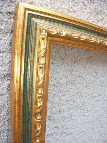 Cadre ancien bois doré de - en,