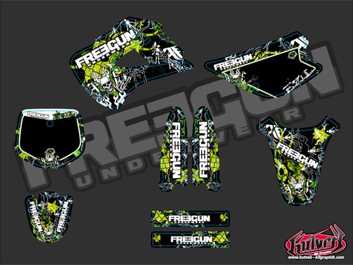 Kit deco moto cross freegun - kit,