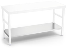 Etagère basse inox additionnelle pour tables