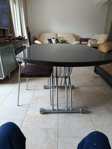 Table basse ovale - table,