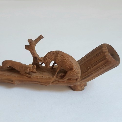 Tête pipe bois sculpté - tête, en