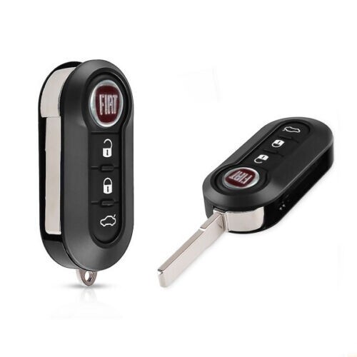 Coque clé pour fiat 500 - coque,