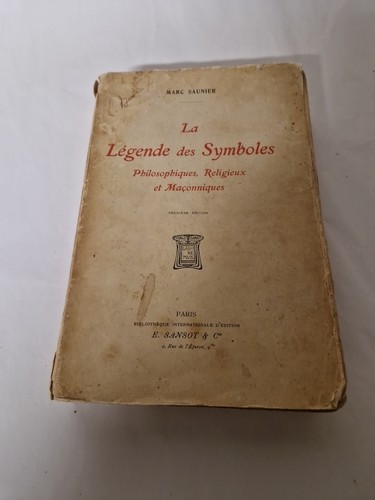 Livre legende des symboles - livre, la