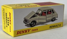 Atlas Dinky Toys 1416 Renault 6 Yellow Diecast Model Car Boxed
