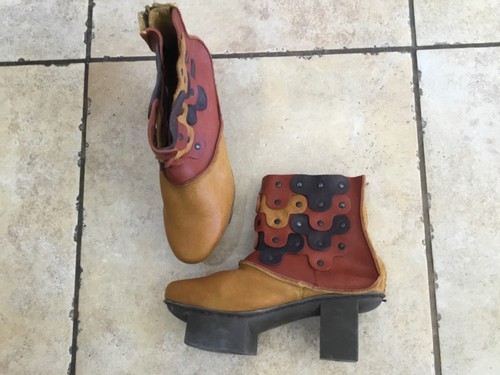 Trippen multicolor rust ankle - rust,