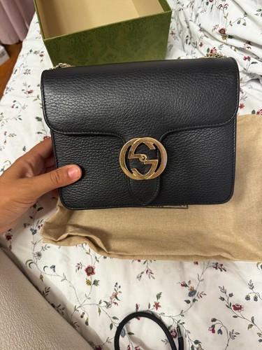Sac gucci interlocking cuir - gucci,