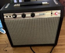 1973 Fender Champ Amp Silver Face Very Nice~UPDATE LISTING~Tested~Read All
